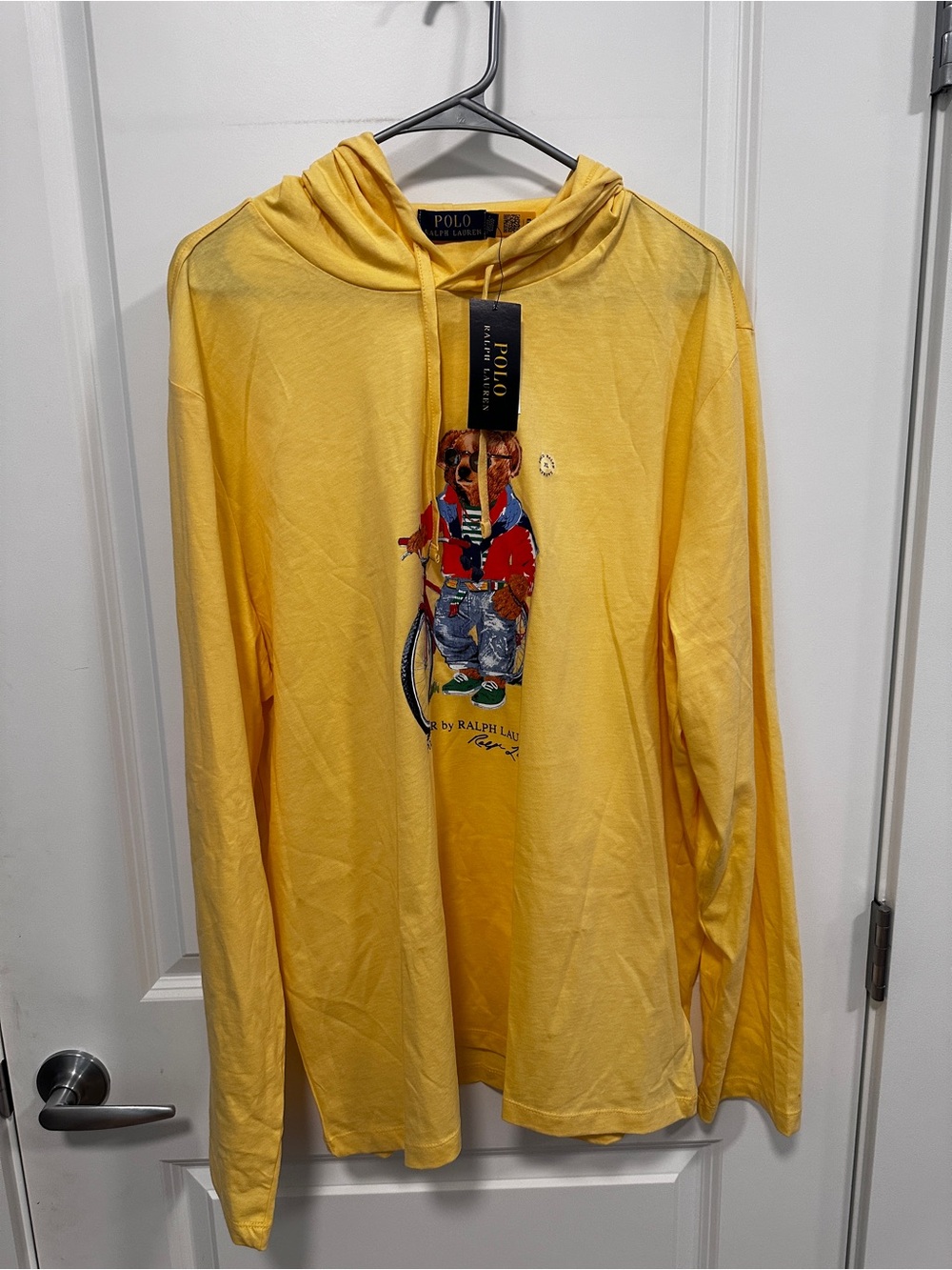 NWT Polo Ralph Lauren Polo Bear Bike Lightweight Hoodie XL⁠